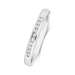 18ct White Gold 0.36ct Diamond Set Eternity Ring