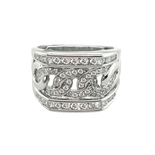 9K White Gold Men’s Diamond Ring