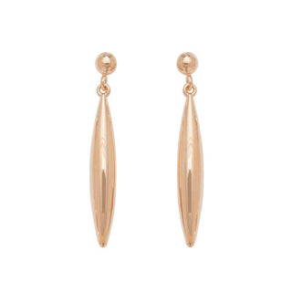 9cT Rose Gold Drop Earrings