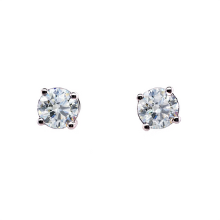 18CT White Gold 1.50CT Diamond Stud Earrings