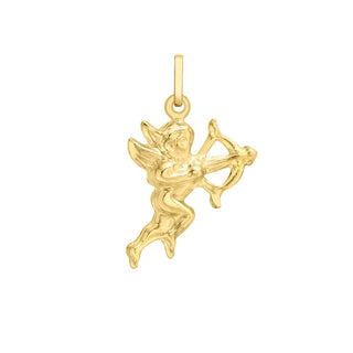 9K Yellow Gold Cherub Pendant