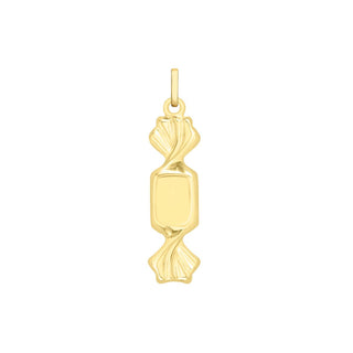 9K Yellow Gold Toffee Pendant