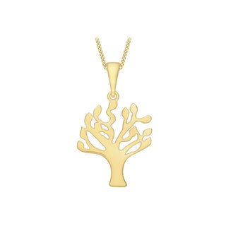 9K Yellow Gold 'Tree Of Life' Pendant