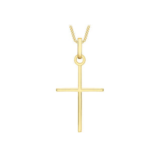 9K Yellow Gold Fancy Cross Pendant