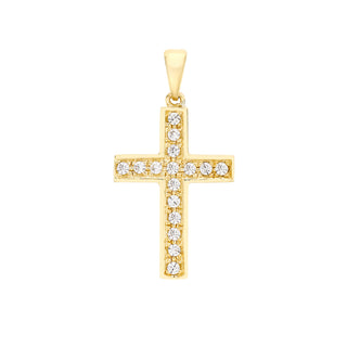 9K Yellow Gold Cross Pendant