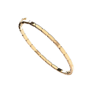 9K Yellow Gold Fancy Bangle