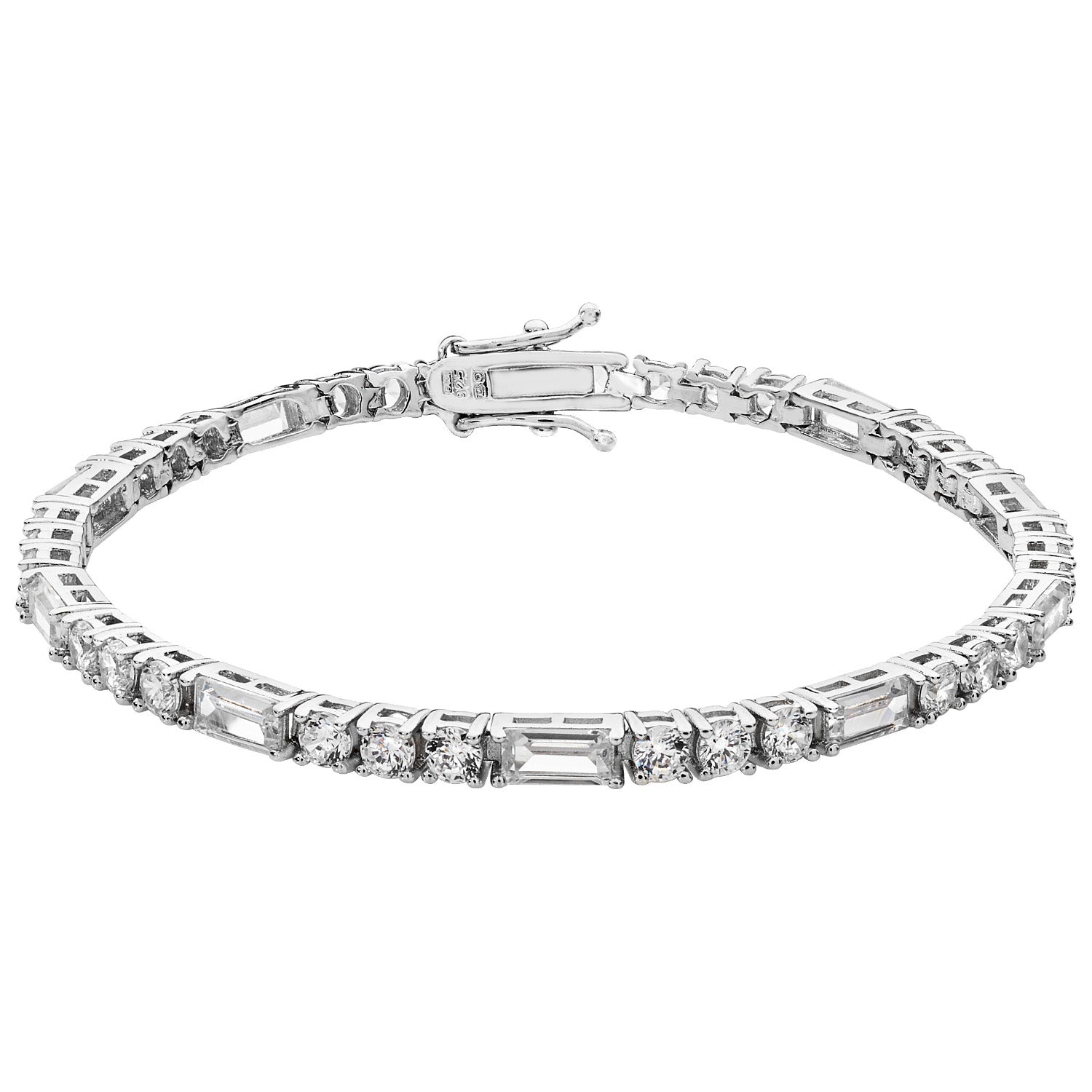 Sterling silver cubic zirconia on sale bracelet