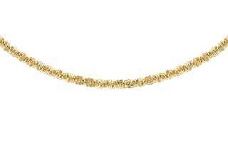 9ct Yellow Gold 24" Crisscross Chain