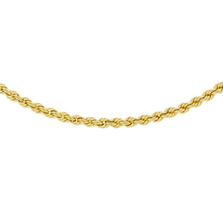 9K Yellow Gold 40 Rope Chain /16"