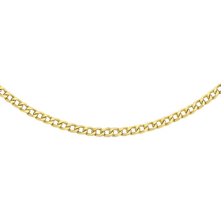 9K Yellow Gold 60 Diamond Cut Curb Chain /22’’