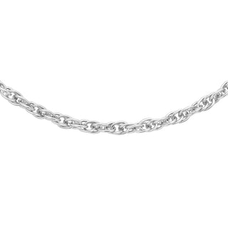 9K White Gold Prince of Wales Chain /18’’