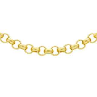 9K Yellow Gold Solid 160 Round Belcher Chain/ 20"