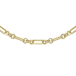 9K Yellow Gold DC Figure Belcher Chain/ 18"