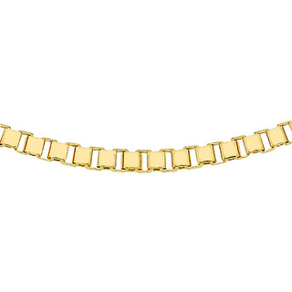 9K Yellow Gold 30 Hollow Box Chain/ 24"