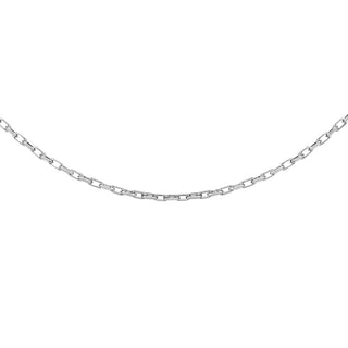 9K White Gold Diamond Cut Belcher Chain