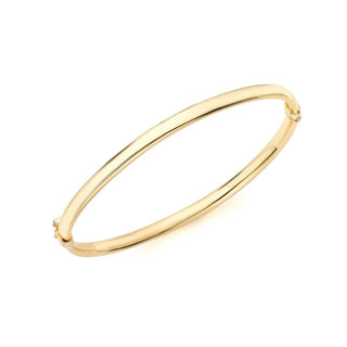 9K Yellow Gold Children's Plain Bangle