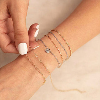 permanent jewellery bracelets