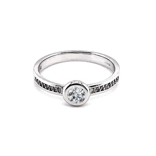 18ct White Gold 0.26ct Diamond Engagement Ring