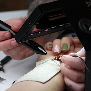 permanent jewellery bracelet welding