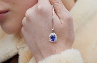 tanzanite necklace