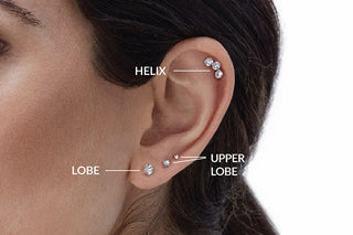 types of ear piercings diagram