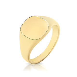 9ct Yellow Gold Medium 12 x 11 Signet Ring