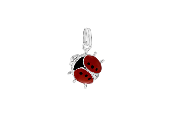 Sterling silver ladybug on sale charm