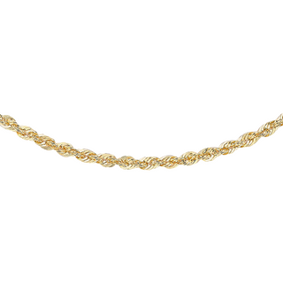 9ct Sparkling Rope Chain 16"