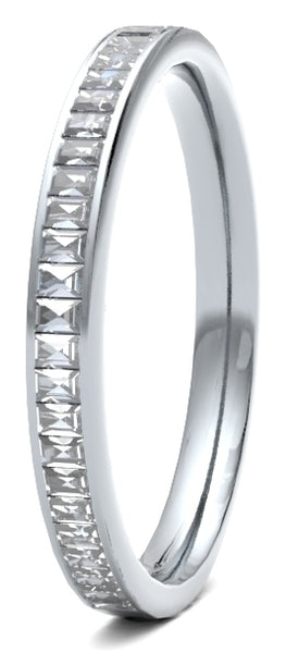 Baguette Channel Set Diamond Wedding Ring